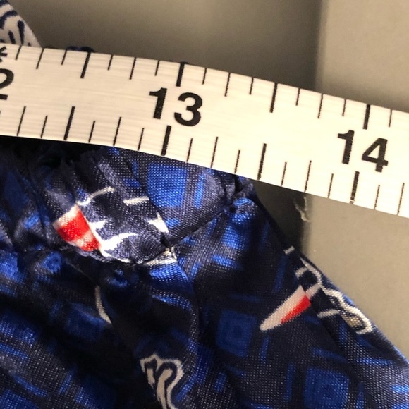 NFL New England Patriots size large blue silky lounge pants - Picture 5 of 12